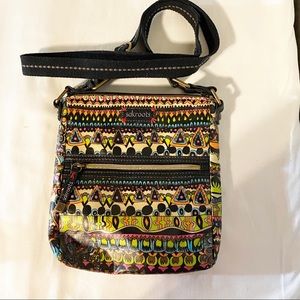 Sakroots Bag Crossbody Peace with Elephant Decor